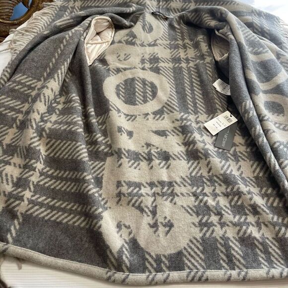 NWT Marc Cain Grey Fringe Coat Jacket Size N5 US Size 12 New - Picture 8 of 14